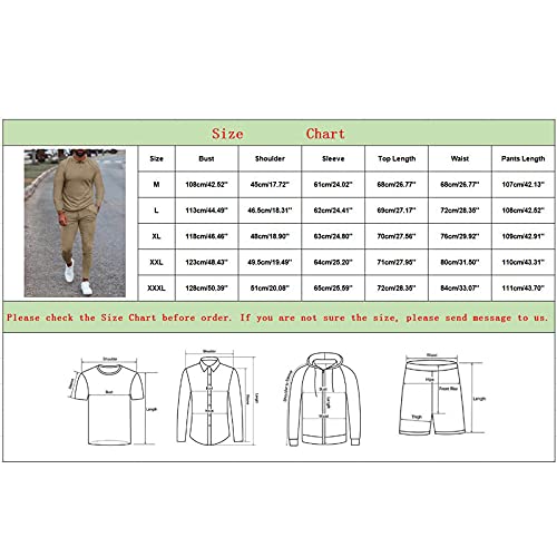 Yowein Men's Tracksuit Summer, 2Pc Short Sleeve Slim Fit Solid Sweatshirt Jogger Sweatpants T-Shirts Shorts Sports Suits #TOP4