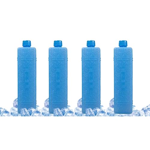 4 Piezas Bolsas De Hielo | 200 Ml Acumulador De Frio Para Nevera Portatil | Acumuladores De Frío Delgados,Placas Hielo Nevera Portátil, Bloques Congeladores De Frío Pequeños