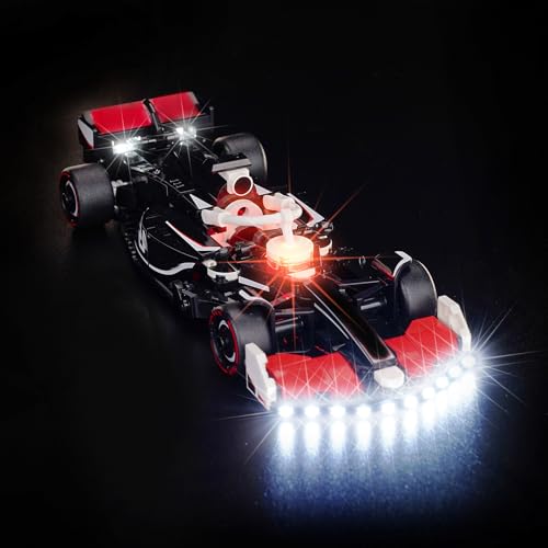 Image of Upgraded Led Light Kit Compatible with Lego MoneyGram Haas F1 Team VF-24 Race Car Building Set, Lights Decoration Compatible with Lego 77250 (Model Not Included)