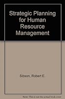 Strategic Planning for Human Resource Management 0814450407 Book Cover