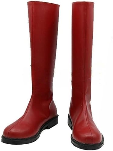 DUNHAO COS Anime Saitama - Zapatos de cosplay para adultos, botas de cuero para adultos, zapatos de rendimiento de escenario