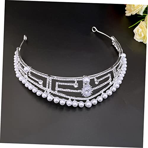 Tiara de boda para novia que soluciona la falta de brillo en accesorios de pelo 4