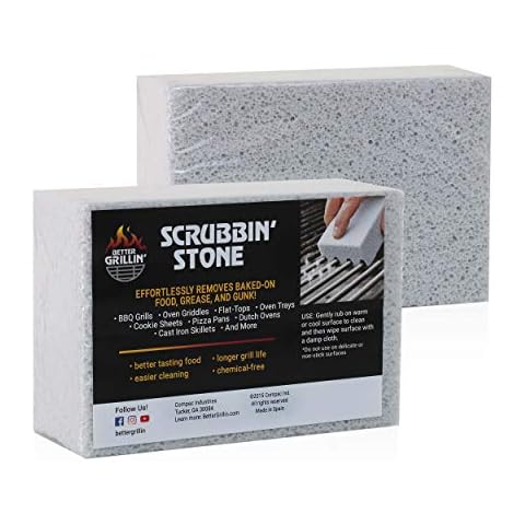 Better Grillin Scrubbin Stone Cleaner Cover
