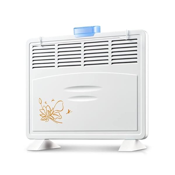 VIROYA Riscaldatore, Riscaldatore d'ambiente a Pannello a convezione, Riscaldatore d'ambiente, Riscaldatore a convettore Elettrico da 800-1000 W, Autoportante/Montato a Parete, Silenzioso, Protezione