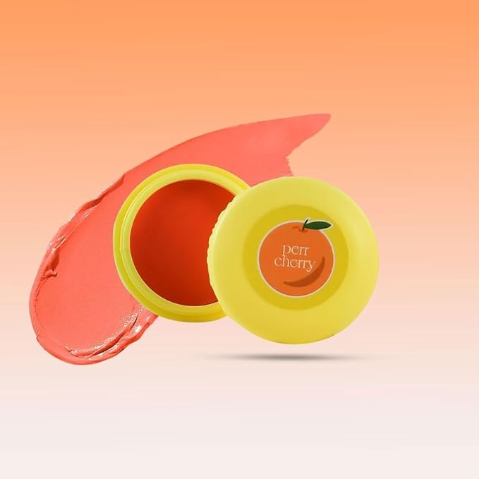 Image of Perr Cherry Lip and Cheek Tint - Orange Creamsicle (5g) | Matte Finish | Enriched with Vitamin E for Nourishment | Long-Wearing | Lightweight Formula, Smooth Application | Suitable for All Skin Types