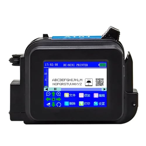 Mini impresora de inyección de tinta inteligente portátil, codificador de mano para fechas de fabricación y códigos QR, soporte multilingüe