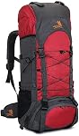 60L Cadre intérieur Randonnée Camping Sac à dos avec couverture de pluie, sac de jour de sport en plein air pour monter en randonnée