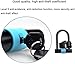 ZECHAO U-Shaped Lock,Bike Safety Lock with Key Electric Car Motorcycle Anti-Theft Lock Bike Acessorios Electric Car Lock Anti-Theft Lock (Color : Blue, Size : 19.5x7.3cm)