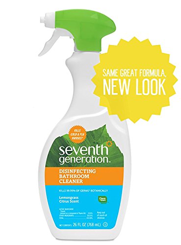 Seventh Generation Disinfecting Bathroom Cleaner, Lemongrass Citrus 26 fl oz (786 ml) image 5