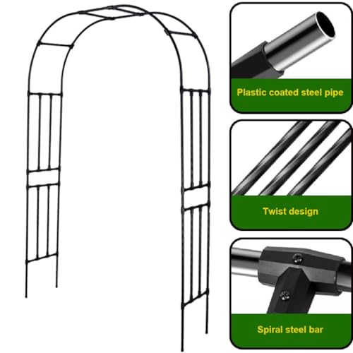 Arche de mariage extérieure en métal et pergola de jardin réglable - 4