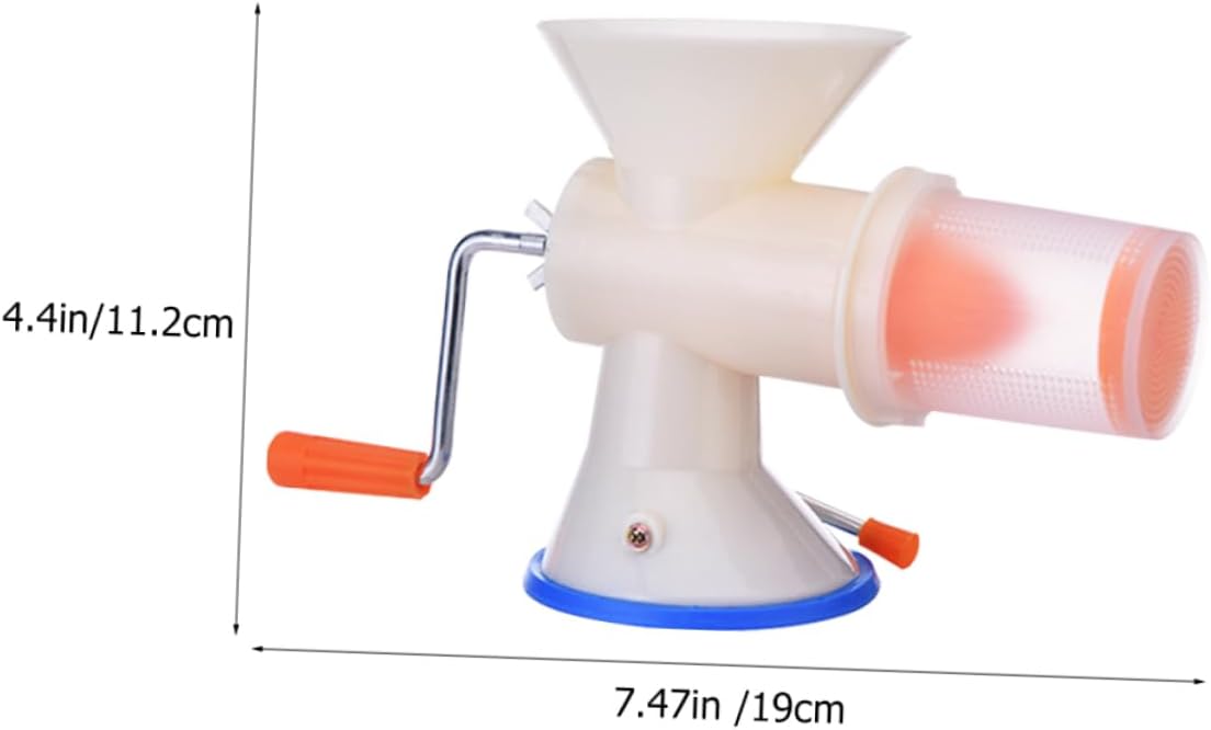 Manual Sausage Filler Detachable Nozzle Compact Meat Grinder for Home Use 304 Stainless Steel Easy to Clean Suitable for Sausage Making and Vegetable Stuffing