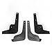 4X Durable Black ABS Mud Flaps Splash Guards Fender For Nissan Versa Tiida Latio 2007 2008 2009 2010