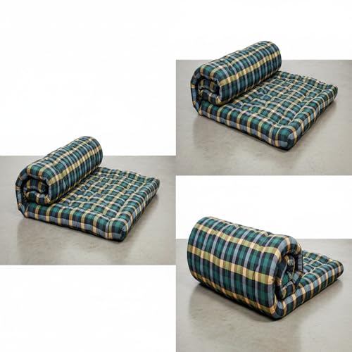 Image of Hb Msala Quality Soft Cotton Multicolour Mattress Quilt Rectangle Type 72x46 Inch 4 Kg Single Bed