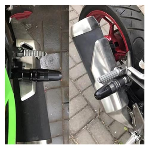 Sliders de cadre antichoc bleus KYMCO Xciting 400 et DownTown 300 - 4