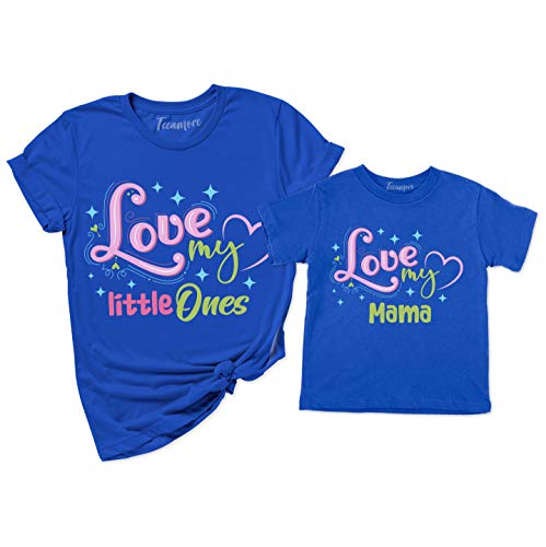 Love My Little Ones Love My Mama Shirt Mommy and Me Matching Mom Kids T-Shirt Gift2