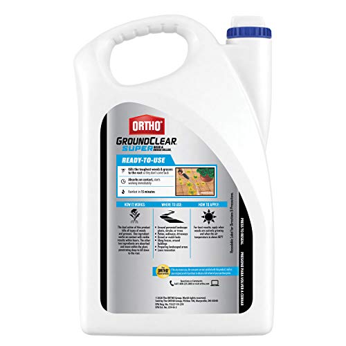 Image of Ortho GroundClear Super Weed & Grass Killer1: Refill, Fast-Acting, See Results in Hours, For Patios and Landscaped Areas, 1 gal.