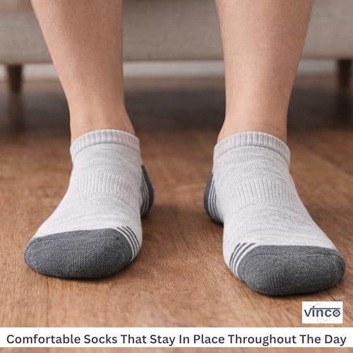 Image of No Show Socks Mens Low Cut Athletic Running Casual Liner Socks.