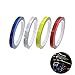 4 Piezas Adhesivos Reflectantes, Adhesivos Reflectantes para Bicicleta, Pegatinas Reflectantes Casco Moto, Pegatinas Reflectantes de Seguridad, Cintas Reflectantes para Moto (1cm*8m)