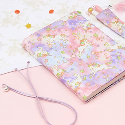 Operitacx Livros delicados escritório unicórnio portátil estudantes uma casa escola papelaria design