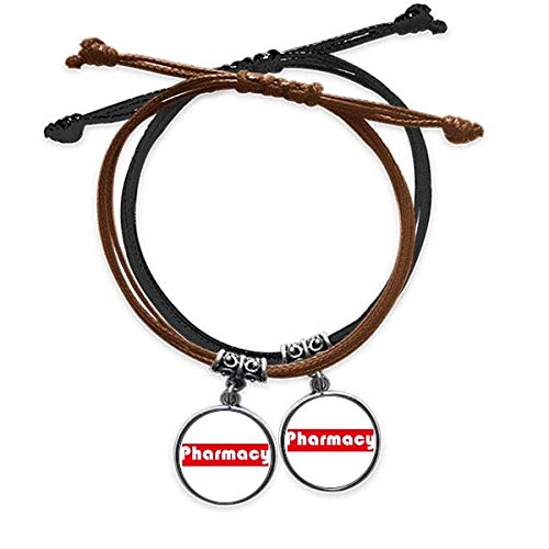 Bracelet Cuir Double Cours et Pharmacie pour le quotidien des amoureux