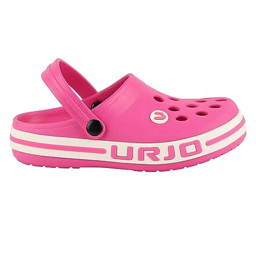 Image of URJO Streak Kid's Clogs /Sandals with Adjustable Back Strap Ultra Soft & Flexibility Anti Skid Comfortable Waterproof Daily Mules Clogs /Sandals Boy's & Girl's