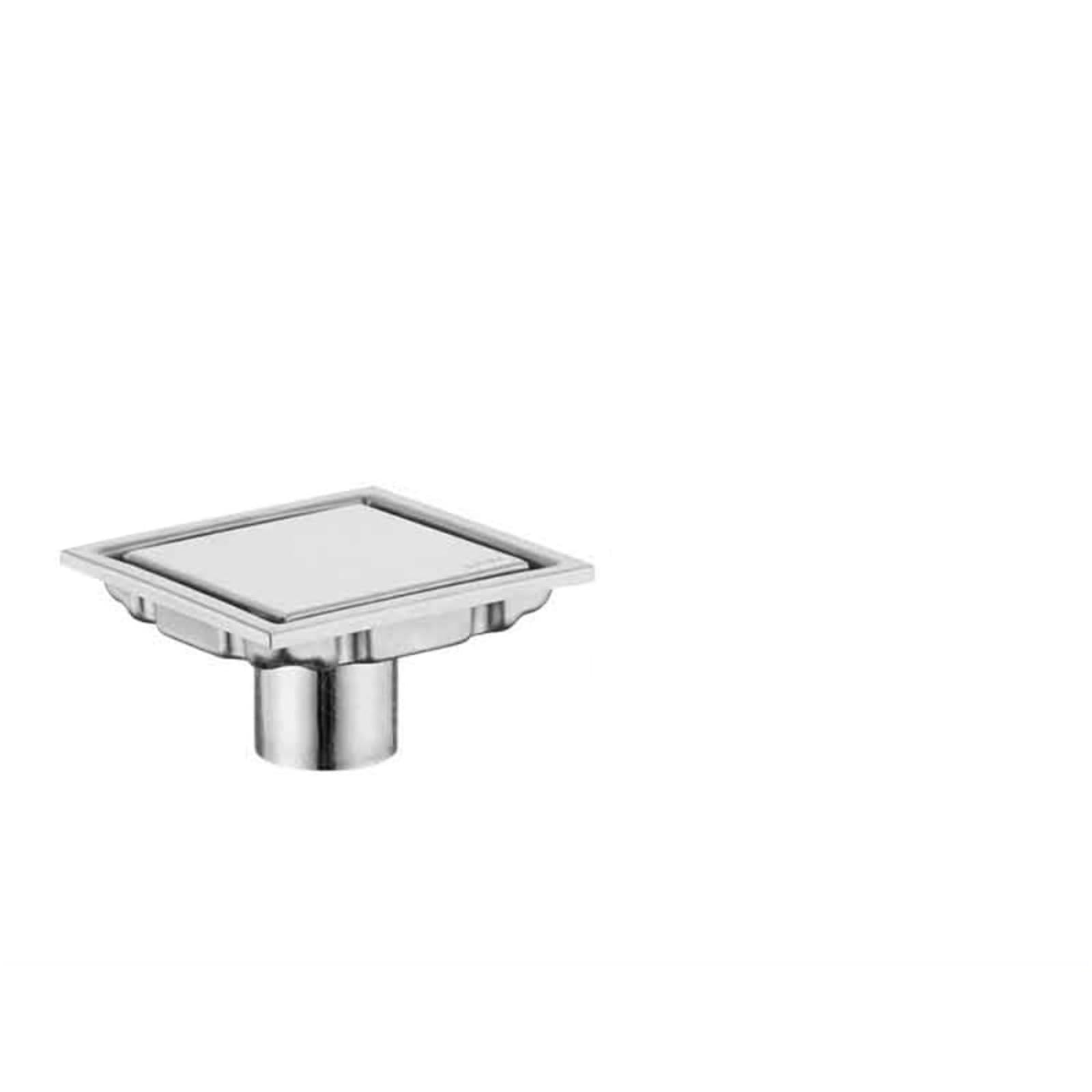 Stainless Steel Square Floor Waste Drain Tile Insert Large Flow Draine Drain Accessories Shower Grates Kitchen(Silver)
