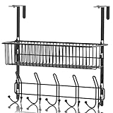 INFACHE INSTALLATION: Es ist nichts zu installieren - wir haben eine Schrauben- und Gonghandhilfe für die Installation ausgestattet. Hängen Sie den Speicherorganisator über jede Tür und passen Sie die Dicke entsprechend Ihrer Tür an. Sie sind gebrauchsfertig. Keine Nägel oder schmutzigen Klebstoffe erforderlich.