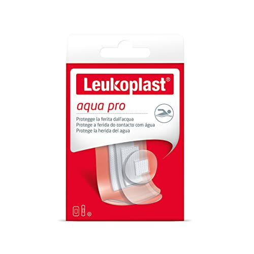 Leukoplast aqua pro – Cerotti Impermeabili e Assorbenti – Proteggono durante le attività in acqua e mentre si fa la doccia, Formati Vari 20 Pezzi