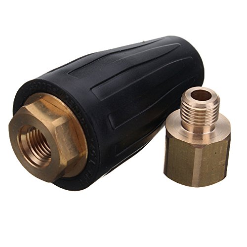KingLan Ugello Rotante Turbo da 250 Bar M18 * 1.5 per Rondella di Pressione 3600Psi