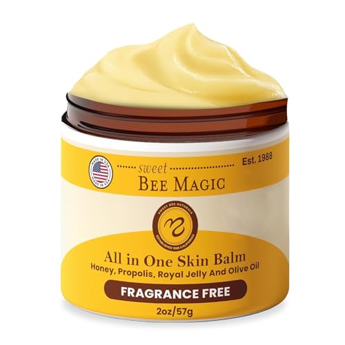 Sweet Bee Naturals – Sweet Bee Magic, All In One Healing Organic Balm. Organic Skin Aid, Small Batch Crafted in USA, Certified Organic, All Natural Skin Aid- 2 Ounce Jar