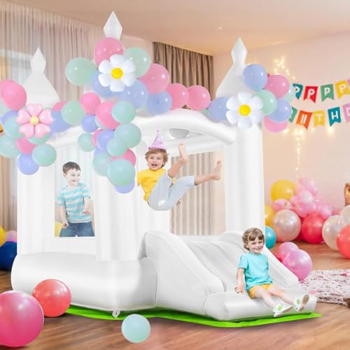 Inflatable Celebration White Bounce House UL