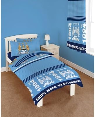 Manchester City Stripes Single Duvet