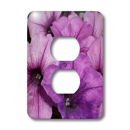 Couvercle de prise 2 positions violet 3dRose lsp_11192_6 plaque interrupteur double - 3