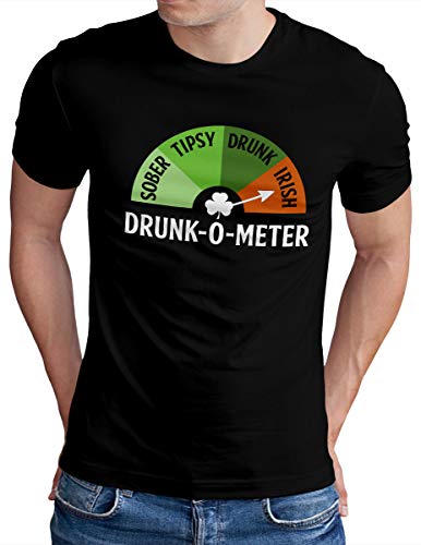 T-Shirt Noir Homme Grande Taille Fête Irlande Sans Transpirez