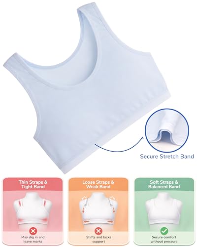 Opiniones de Sujetadores deportivos para Niña más recomendados. 18 Sujetadores deportivos para Niña marca Donella (3)