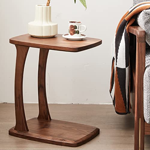 Table d'appoint canapé bois au design minimaliste et finitions soignées - 3