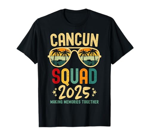 Cancun Vacation Squad 2025 Group Matching Family Vacation Camiseta