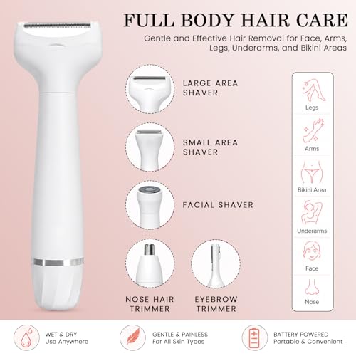 Afeitadora corporal mujer para piernas y axilas lista en tus viajes 5