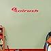 Produktbild Airush Kites Kiteboarding Sport Red Slogan Set of 2 Home Decor Art Wall Vinyl Sticker 63 x 15 cm