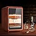 JNJUNYE Cigar Humidors Cabinet for 200 Cigars, Cigar humdiidor Box with Digital Hygrometer, Spanish Cedar Lining 2 Shelves 1 Drawer Cabinet Humidor for Cigars, Great Idea Gift