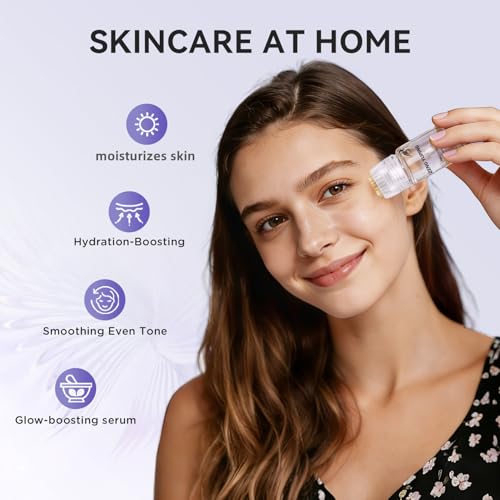 ZENGYUPING Micro-Infusion System for Face,Serum Smooth Skin Facial Serum for All Skin Types,3-Month-supply
