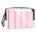 Flintronic Silikon Reiseflaschen, Reiseflaschen Zum Befüllen Toilettenartikel, Auslaufsichere Travel Bottles, BPA-frei Praktisches Reiseflaschen Set (Rosa)