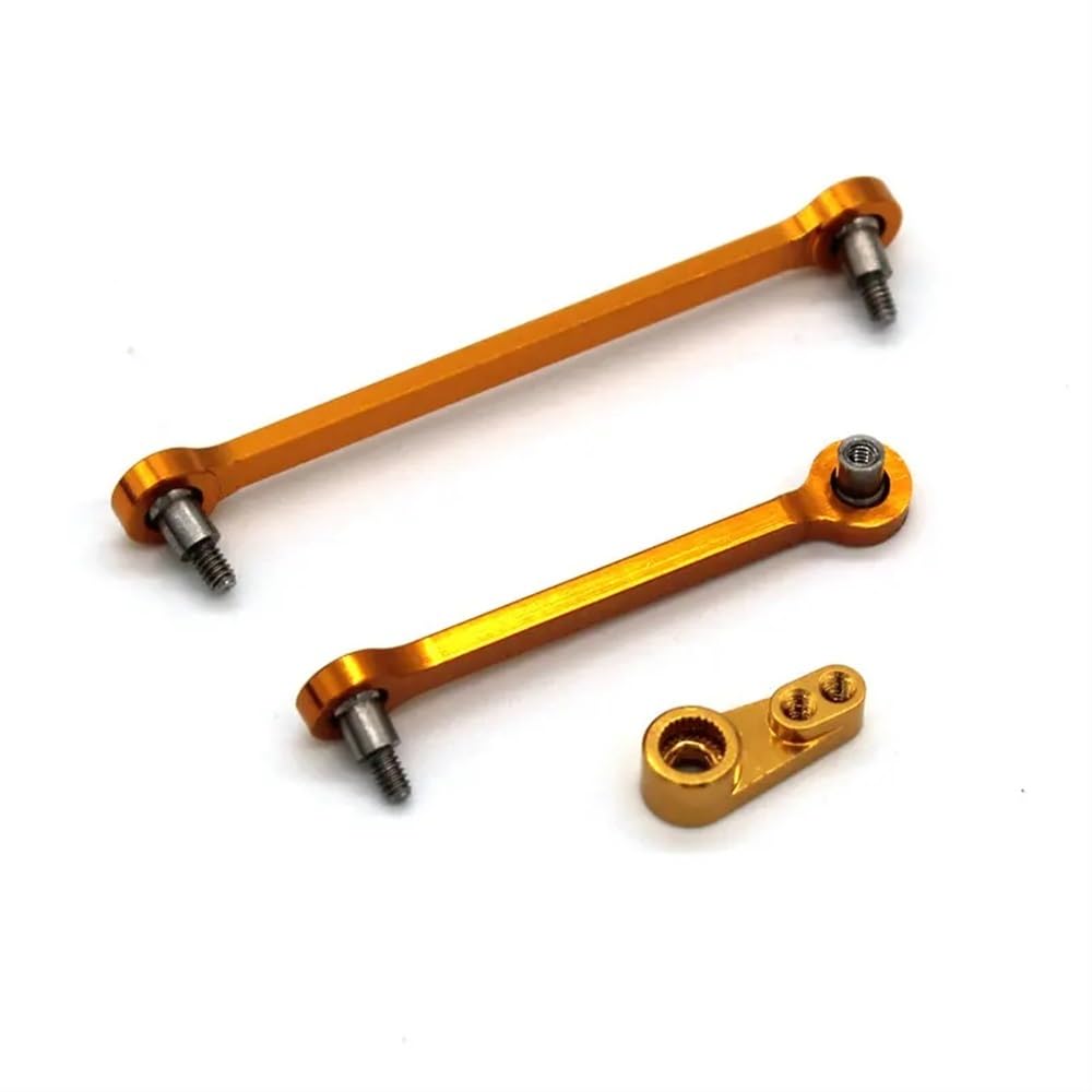 UMTSGYNU Compatible Steering Rod Compatible with 284131 284010 284161 K989 K969 1/28 Remote Control Car Accessories(Yellow)