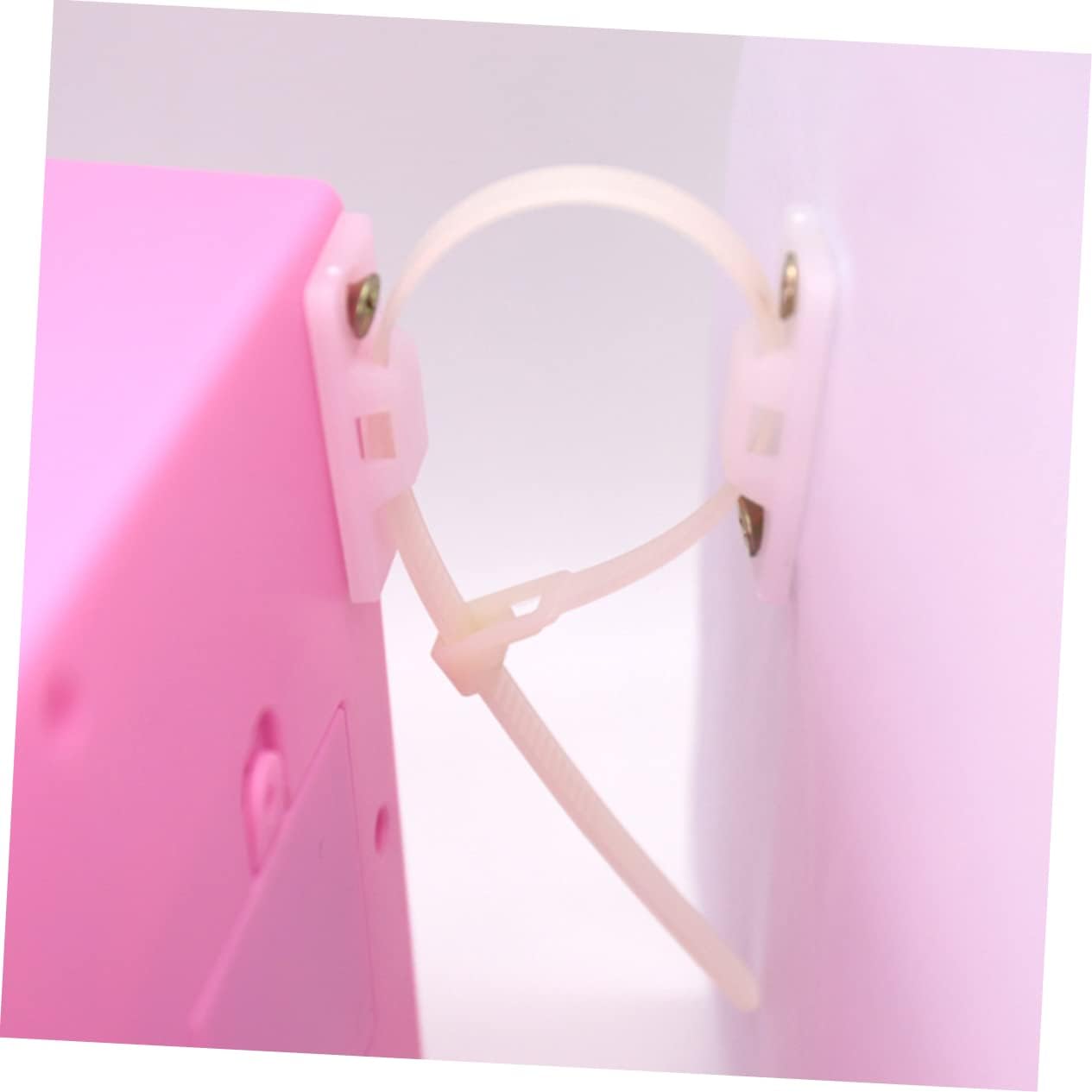 Childproof Furniture Anchors 10 Pack Anti Tip Kit Plastic Buckles for Dresser Cabinets Bookcases Safety Straps for Home Wall-mounted Anchors