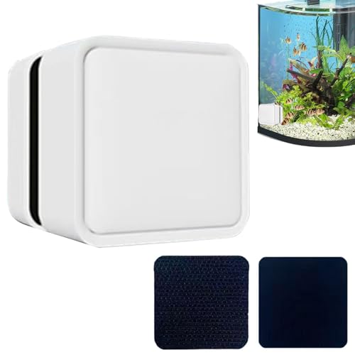| Vetri Perfettamente Puliti: Questo pulitore magnetico per acquario include un raschietto per alghe e una spazzola per la pulizia degli angoli che lavorano insieme per rimuovere le incrostazioni più resistenti. Offre un risultato impeccabile e migliora la nitidezza del pannello di visualizzazione 'acquario, per l'osservazione quotidiana o per sessioni fotografiche.