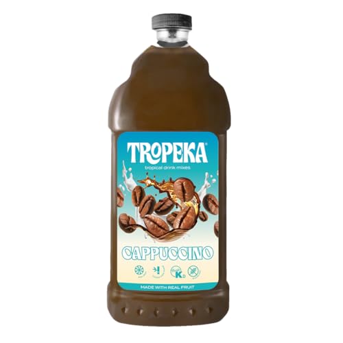 Tropeka Cappuccino Frozen Drink Mix - All-Natural, Real Fruit &