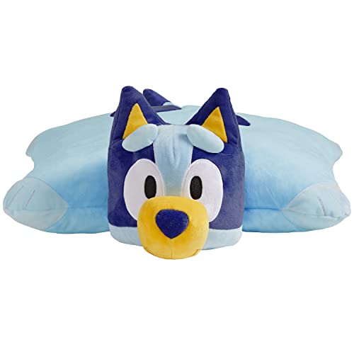 Image of Pillow Pets BBC Studios Bluey, 16 inch Stuffed Animal Plush Toy | Super Soft Companion, Unfastens into a Comforting Cuddle Cushion
