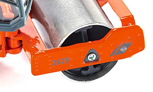 siku 3530, Walzenzug, 1:50, Metall/Kunststoff, Orange, Drehbare Walze