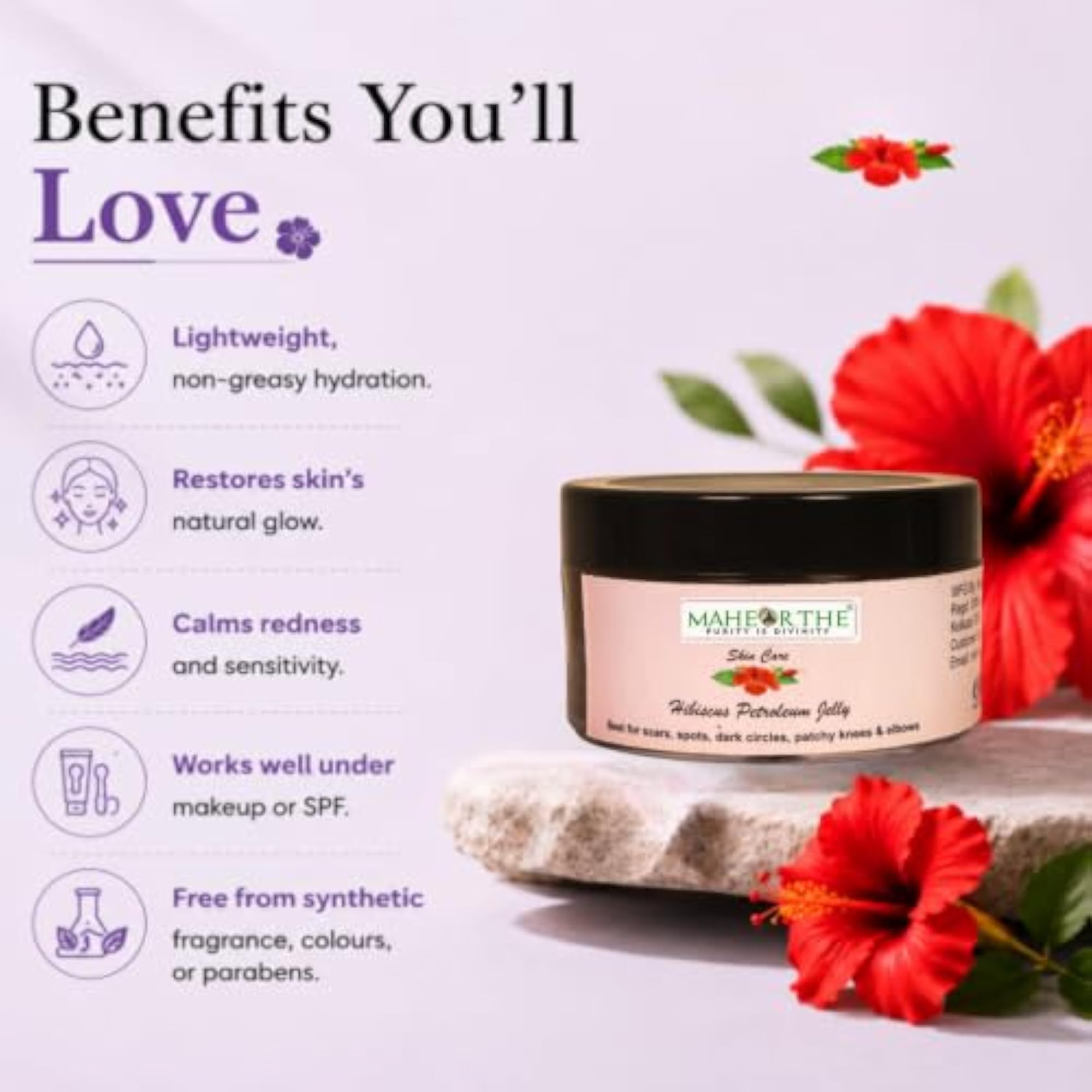 Hibiscus Gel for Face & Skin, Dark Spot Removal