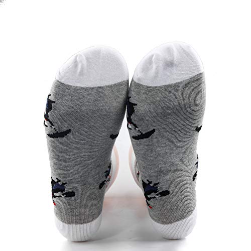 TSOTMO 2 Pairs Inspire Gift Practically Musical Socks For Lovers of Stage Play Novelty Crew Socks3